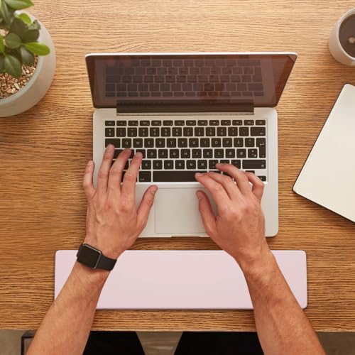 70% Keyboard Wrist Rest, Pink Gel Wrist Rest for Keyboard, Cute Ergonomic Wrist Rest for Keyboard 70% - color: Pink