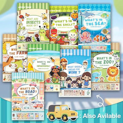 Vehicle Stickers for Toddlers and Kids, 10 Transportation Stickers and a Scene Card, Make Your Own Police Car, Ambulance, Fire Truck Decals, Goodie Bag Stuffers, Boy Toys, Construction Party Favors - style: Car