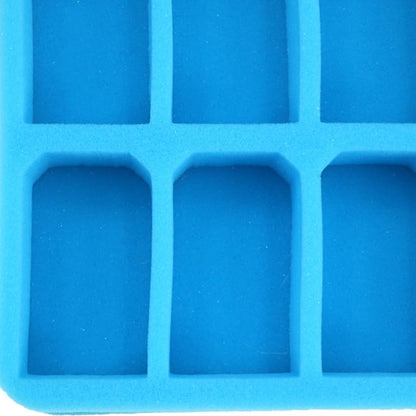 Miniature Storage Case - 18 Foam Slot and Large Pick and Pluck Foam Tray - Miniatures Carrying Cases with Handle - Mini Box for up to 50mm Bases - Model Hobby - Grinning Gargoyle