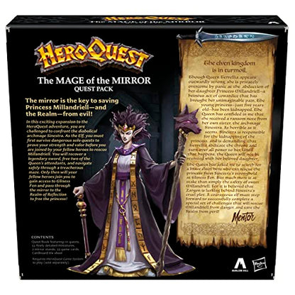 Hasbro Gaming Heroquest The Mage of The Mirror Quest Pack, Roleplaying Game for Ages 14+, Requires HeroQuest Game System to Play