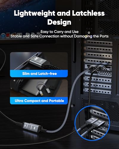 Highwings 4K DisplayPort to HDMI Adapter, Unidirectional DP 1.2 to HDMI 1.4 | Uni-Directional DP 1.2 Computer to HDMI 2.0 Screen, Display Port to HDMI Adapter Male to Female for Dell HP AMD, Passive - color: Grey, style: 4K 30Hz-1 Pack