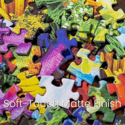from the Garden, Part 2 Flower Puzzle, Premium 1000 Piece Jigsaw Puzzle for Adults, Glare-Free, Soft-Touch Puzzles, Made in USA, 26.6" x 19.25" - color: From the Garden, Part 2