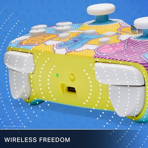 PowerA Enhanced Wireless Controller for Nintendo Switch- Mushroom Kingdom Pop Art, Switch Lite/Switch-OLED Model, Nintendo Switch 2, Gamepad, game controller, Bluetooth controller - color: Mushroom Kingdom Pop Art