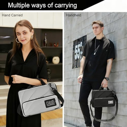 Laptop Case Hard Shell Bag,14.2-15.6 Inch, Laptop Sleeve Compatible with MacBook Air/Pro 13/Pro 14,HP Dell Acer, Laptop Travel Case,Computer Bag Carrier Protective with Shoulder Strap & Webcam Cover - size: 14.2-15.6 inch
