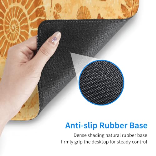 Retro Fossils Mouse Pad XL Large Mousepad Non Slip Rubber Base Desk Mat for Laptop Computer Gaming 31.5" X 12" - color: Retro Fossils