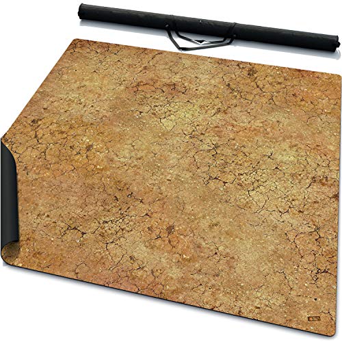 Warzone Studio 4' x 4' Mouse Pad Rubber Battle Mat: Saraha + Bag