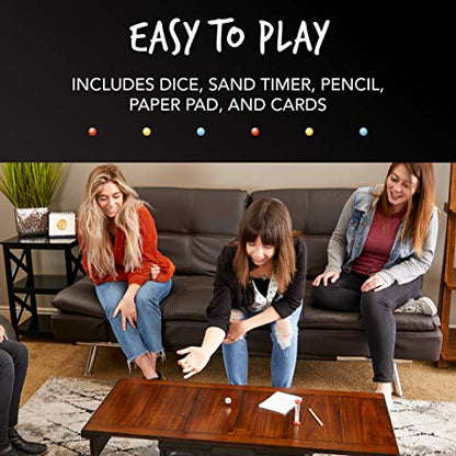 Paladone Friends TV Show Trivia - Act or Draw Game - Official Merchandise | For 2 or More Players, Includes Cards, Paper, Dice, and Timer