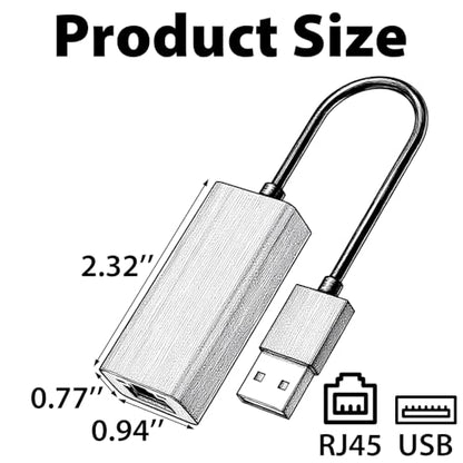 Cyberguys USB 3.0 to Ethernet Adapter, 1Gbps RJ45 LAN Network Dongle, Plug & Play, Compatible with Nintendo Switch, Windows, Mac, Chrome OS, TV Box, Laptop, PC - style: USB to Ethernet Adapter