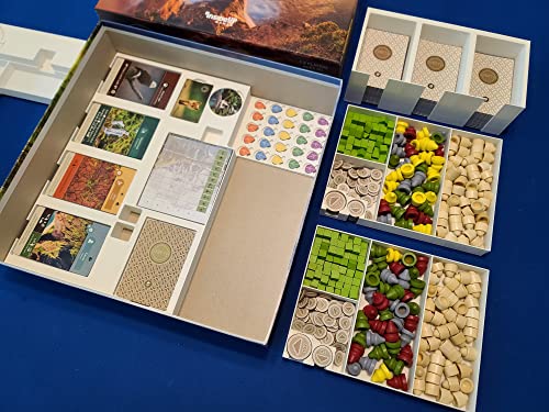 Insert/Organizer for Earth Board Game (fits Sleeved Cards)