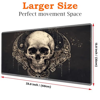 for MTG Playmat Non-Slip Rubber Play Mat with Storage Bag Combination, Ideal for Card Game Lovers TCG Play Mat, Moon Skull - color: Moon Skull