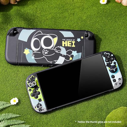 GeekShare Full Protective Shell Compatible with Switch 2, Hard PC Cover Case Designed for Switch 2025 Game Console and Joy Con Controllers - The HEI Series - color: The Hei2