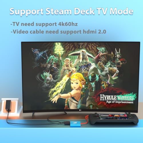 pdobq Switch 2 Dock, Switch Docking Station for Nintendo Switch1 Dock, Portable Switch2 TV Adapter Support 4K/60HZ Switch2 TV Mode Compatible Switch2/1/OLED, Travel with HDMI2.0 USB3.0 - size: 4K/60HZS2