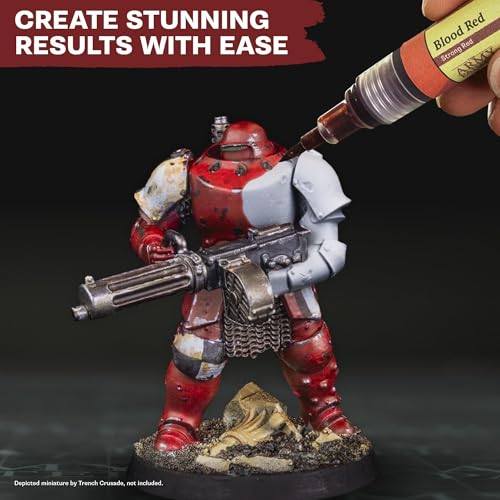 The Army Painter, Speedpaint Marker Starter Set, 10 x 6 ml | 9 marker contrasto e 1 metallico, con 10 punte extra, per DnD e Warhammer