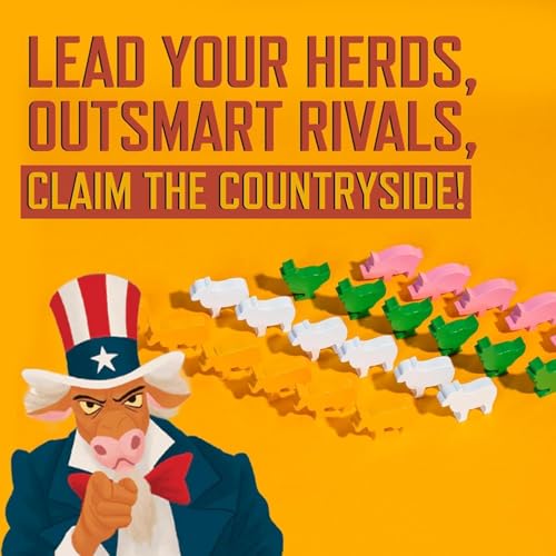 Deluxe Edition – Premium Strategy Board Game for Adults & Family, 2–5 Players, 1-2 Hours, Resource Management, Area Control, Asymmetric Powers w/Nuclear Farm Animals, Great for Game Night