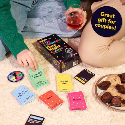 The Ultimate Date Night Game by Relatable, Great for Couples Games and Stay at Home Date Night Ideas, From The Makers of Let's Get Deep Relationship Card Game, Includes 200 Cards & Spinner - style: Ultimate Date Night Game