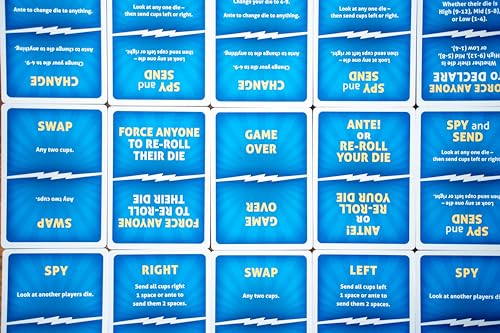 What The Cup!? | Social Bluffing Dice Game | Featuring Handheld Dice Cups & D12 Dice | Spy, Swap, Steal The Winning Cup | 3-6 Players, Ages 12+