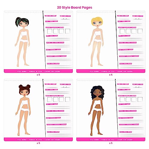 Fashion Angels Designer Kit for Girls | Fashion Activity Sticker Book with 700+ Stickers, Road Trip Essentials, Ideal for Kids Ages 6+ - style: Fashion Design