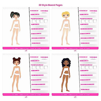 Fashion Angels Designer Kit for Girls | Fashion Activity Sticker Book with 700+ Stickers, Road Trip Essentials, Ideal for Kids Ages 6+ - style: Fashion Design