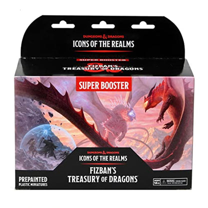WizKids D&D Icons of The Realms: Fizban's Treasury of Dragons - Super Booster (Set22) - Contains 1 Huge Rare Figure, Pre-Painted, Pre-Assembled, Miniature, Dungeons & Dragons - style: Super Booster
