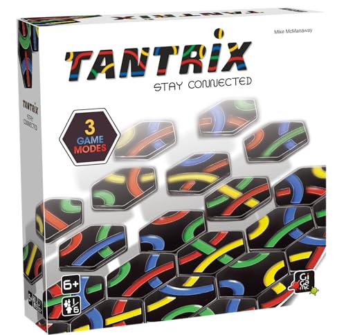 GIGAMIC Tantrix Strategy | Ages 6+ | 1 to 6 Players | 30 Minutes