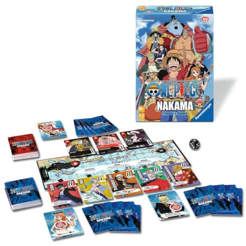 Ravensburger 24869 One Piece Nakama – A Cooperative Board Game and Card Game for 1-5 Anime Fans from 10 Years, in The World of One Piece