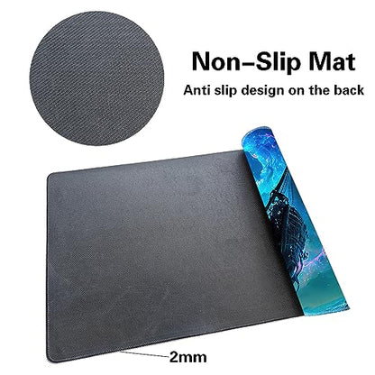 Board Game 14x24in TCG Playmat Compatible for CCG OCG DTCG PTCG MTG Play Mats,Mouse pad Desk Mats (MTG2-No Zone) - color: Mtg2-no Zone