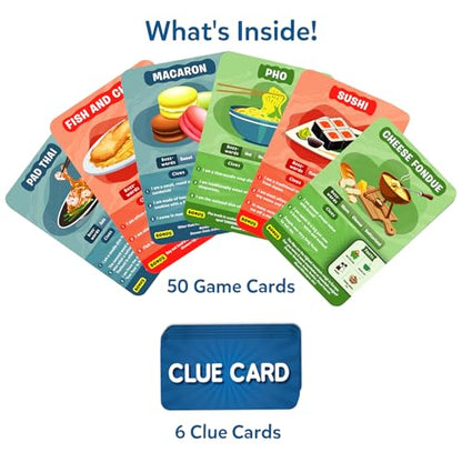 Skillmatics Guess in 10 Foods Around The World - Card & Trivia Game | Educational Travel Toys for Boys and Girls, Board Games, Geography & History, Gift for Kids Ages 8 & Up - style: Foods Around the World