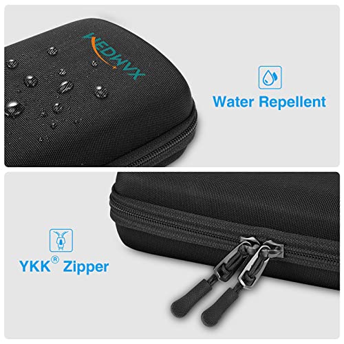 MEDMAX Hard Shell Insulin Cooler Travel Case with 2 Ice Pack, Shock Absorption Insulated Diabetic Medication Organizer Carrying Bag with Extra Pouch for Insulin Pen and Other Diabetic Supplies, Black - color: Black