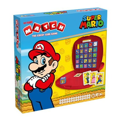 Top Trumps Match Game Super Mario – Family Board Games for Kids and Adults – Matching Game and Memory Game – Fun Two Player Kids – Memories and Learning, Board Games for 4 and up