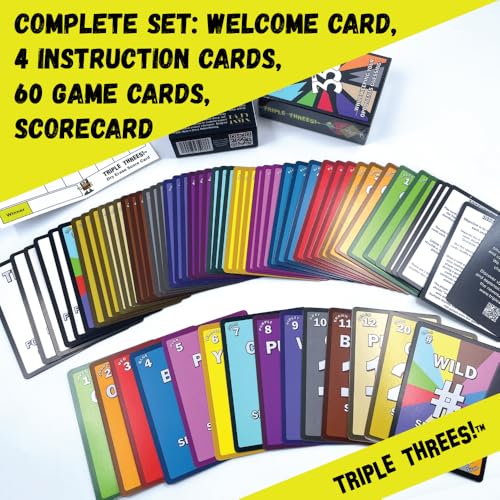 (333 Launch Edition – Bring Rummy Vibes to Family Game Night! Unstoppable Game of Strategy & Surprise Twists, Fun & Easy to Learn for Kids, Travel Ready, Great Gift, 2+ Players