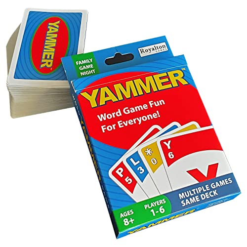 Word Card Game, Fun Family Word Game for Adults, Kids, Game Night, 1-6 Players, Ages 8+