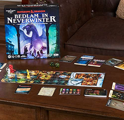 Hasbro Gaming Dungeons & Dragons: Bedlam in Neverwinter Board Game, Escape Room, Cooperative Strategy Games for Ages 12+, 2-6 Players, 3 Acts Approx. 90 Mins Each (Amazon Exclusive)