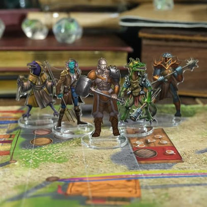 Skinny Minis Monstrous Races Miniatures Set, 24 Medium Flat Minis with Bases, Fantasy Monster Minis for Tabletop Game RPG Campaigns, DND Compatible, TTRPG 5e & Pathfinder Minis