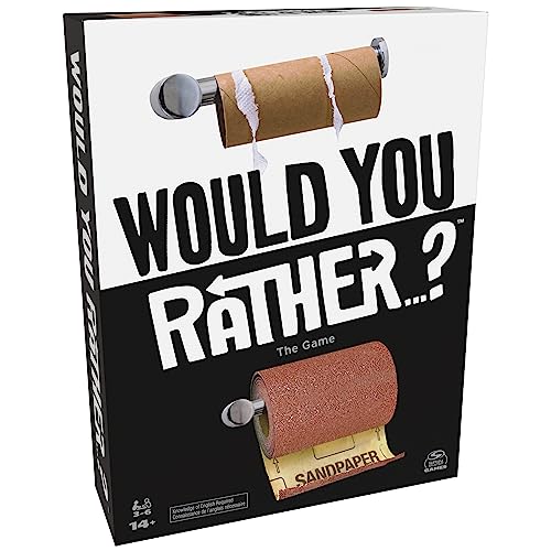 Spin Master Games, Would You Rather? Funny Party Card Game for College, Friendsgiving, Birthdays, & More, for Teens & Adults, 3-6 Players, for Ages 14 & Up - style: Would You Rather
