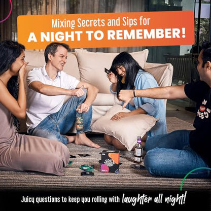 Spill Card Game for Adults, A Game of Spilling Secrets, Adult Party Card Game for Friends, and Entertainment - Ages 18+