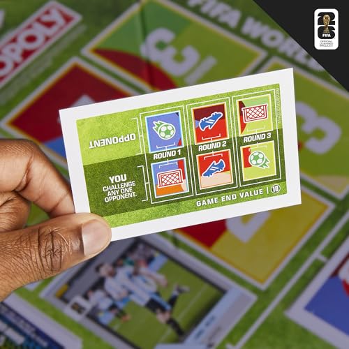 Monopoly Panini Prizm: FIFA World Cup Game I Soccer Board Game with Monopoly Panini Prizm FIFA World Cup 2026 Trading Cards I Ages 8+ - style: Monopoly Panini Board Game