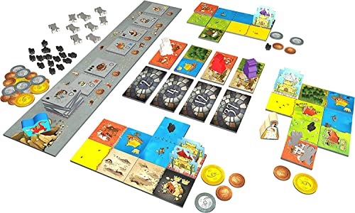 Blue Orange Games Queendomino Board Game - Family or Adult Strategy Board Game for 2 to 4 Players. Recommended for Ages 8 & Up - style: Queendomino
