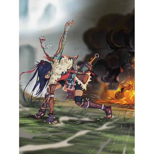 Renegade Game Studios Wraith & The Giants Solo Strategy Card Game | Battle Elemental Giants with tactical card combos and chaining mechanics in this epic fantasy game by Scott Almes