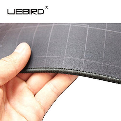 LIEBIRD® Extended XXL Gaming Mouse Pad - Portable Large Desk Pad for Laptop - Non-Slip Rubber Base (RGB White) - color: RGB White