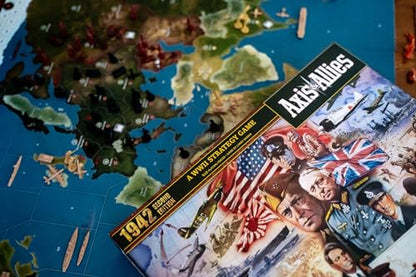 Renegade Game Studios Axis & Allies 1942 Second Edition Board Game | WWII Strategy Game for 2-5 Players, 40 x 26-Inch Board, Command Major Powers like Germany and USA, Ages 12+