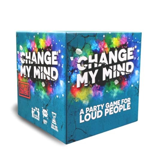Change My Mind - Outrageous Debate and Rank Adult Party Game | Ages 17+, 3-8 Players - Party Games - Game Nights, Parties, College & Friends