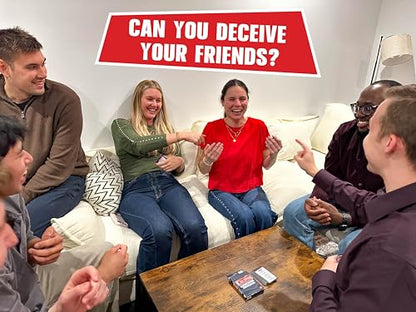 Deceiver: A Social Deduction Card Game for Fun Family Game Nights & Parties