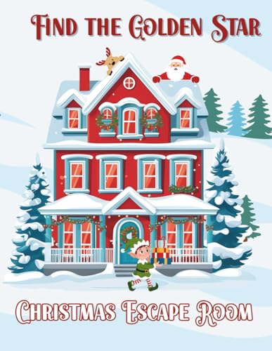 Christmas Escape Room - Find the Golden Star: Family Christmas Mystery Puzzle: Detective Game for Kids, Teens, and Adults with Riddles, Clues, and Puzzles