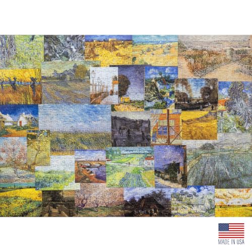 A Journey Through Landscape and Color Part 2, Fine Art Puzzle, Premium 1000 Piece Jigsaw Puzzle for Adults, Glare-Free, Soft-Touch Puzzles, Made in USA, 26.6" x 19.25" - color: A Journey Through Landscape & Color, Pt. 2