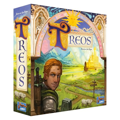 Treos Board Game | An Adventurous Quest for Gold! Strategy Game, Family Game for Kids & Adults, Ages 10+, 2-4 Players, 40-80 Mins
