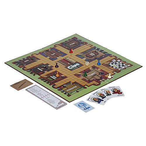 Hasbro Gaming Retro Series Clue 1986 Edition Board Game, Classic Mystery Game for Kids, Family Board Games for 3-6 Players, Ages 8+ (Amazon Exclusive)