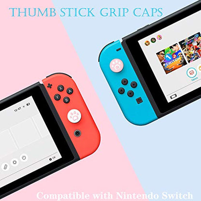 OLDZHU Pink Dockable Protective Case Cover Compatible with Nintendo Switch Joy-Con Controllers,with Glass Screen Protector and 4 Thumb Grips,Shock-Absorption and Anti-Scratch (Pink) - color: Pink