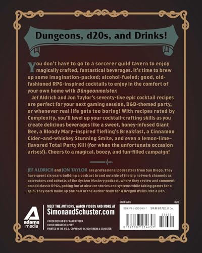 Düngeonmeister: 75 Epic RPG Cocktail Recipes to Shake Up Your Campaign (Düngeonmeister Series)