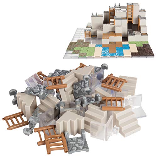 Monster Adventure Terrain- 40pc Painted Ladders and Stairs Bulk Set- Stackable 3-D Tabletop Customizable World Builder Compatible with DND Dungeons Dragons, Pathfinder, and All RPG Games - color: Ladders & Stairs Accessory Set