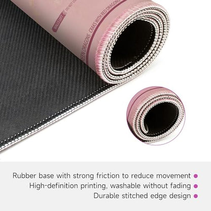 Mahjong Mat for Table - Durable Mahjong Table Cover with Unique Design, Premium Mahjong Accessories, Perfect Mahjong Gifts for Women, Game Mat for Mahjong and Board Game Enthusiasts (Opal Rose Luxe) - style: Opal Rose Luxe